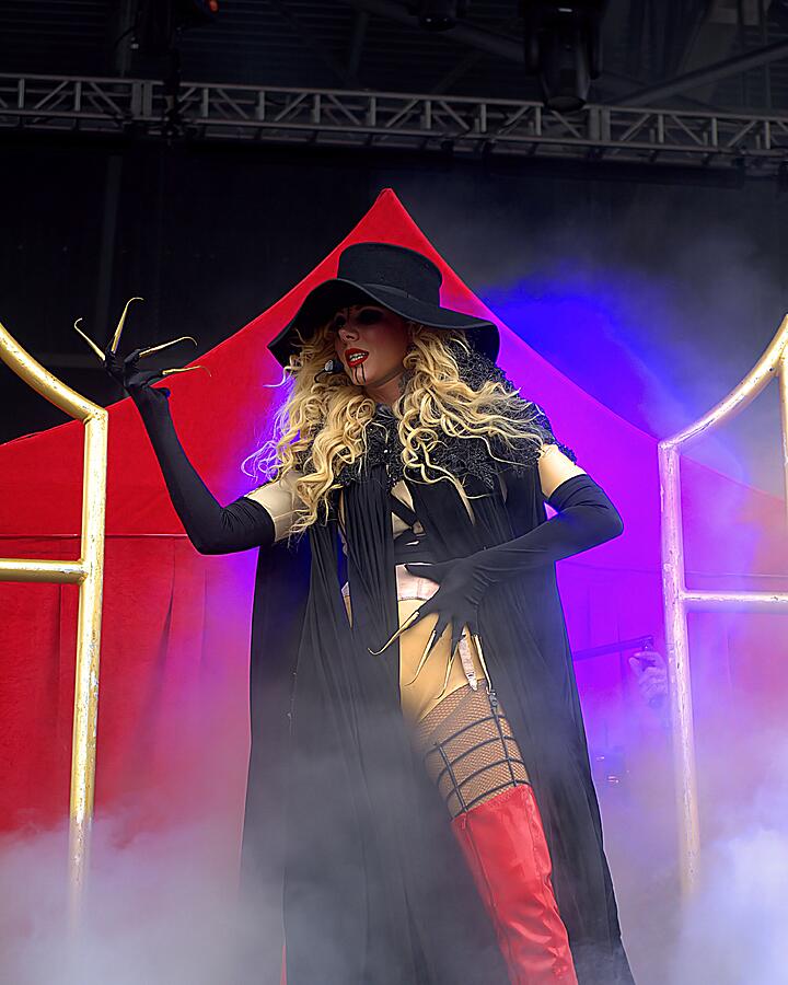 Maria Brink of In This Moment at Rock on the Range 2015